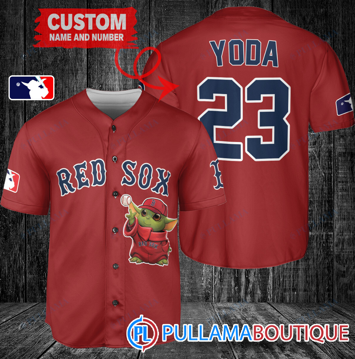 Star Wars Baby Yoda Detroit Tigers Custom Baseball Jersey Gray