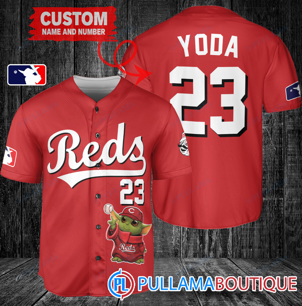 Star Wars Baby Yoda Chicago Cubs Custom Baseball Jersey White