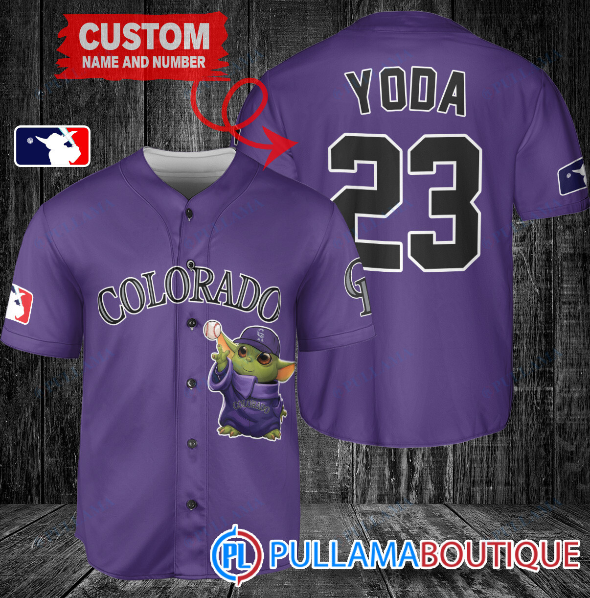 Star Wars Baby Yoda Pittsburgh Pirates Custom Baseball Jersey White