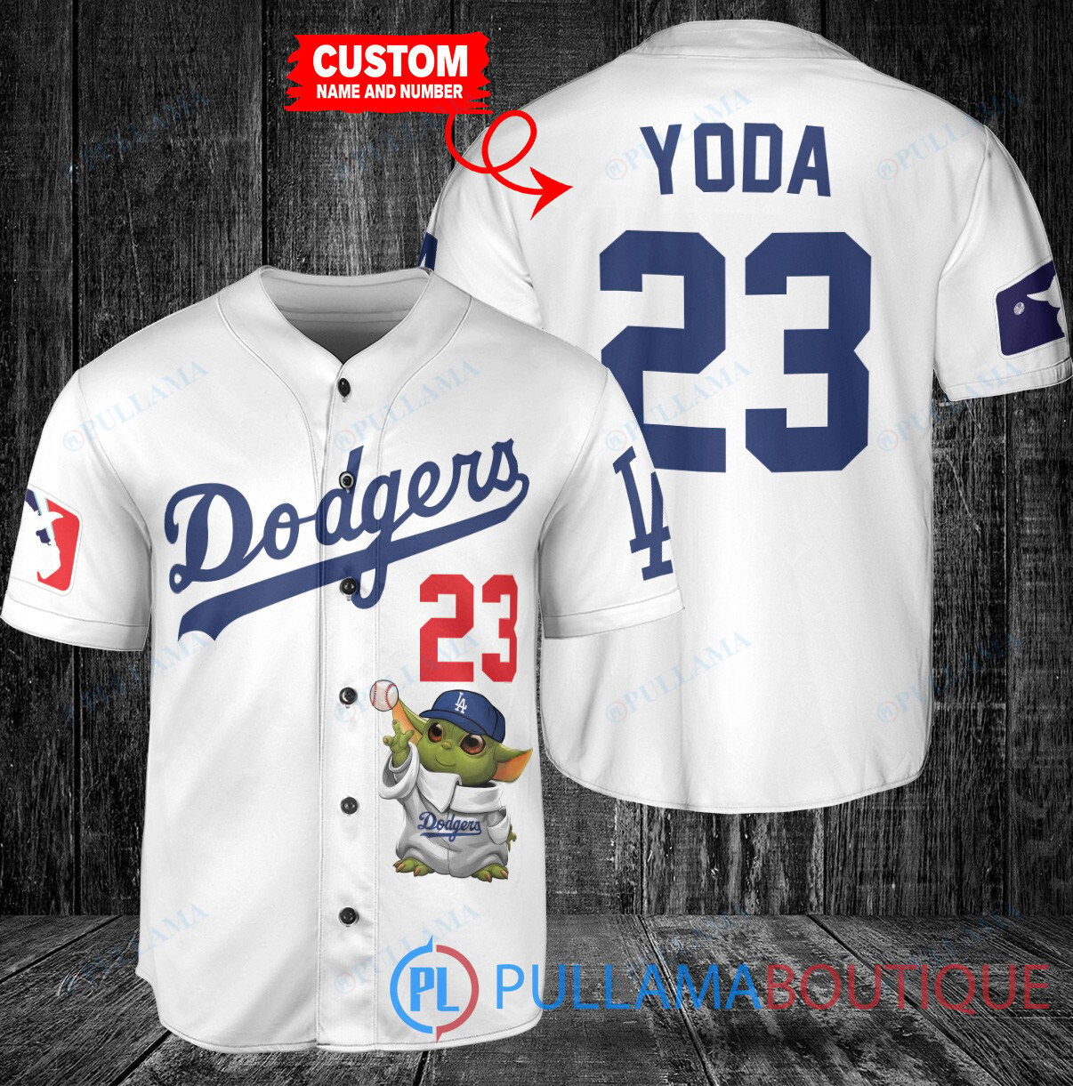 Star Wars Baby Yoda New York Mets Custom Baseball Jersey Black