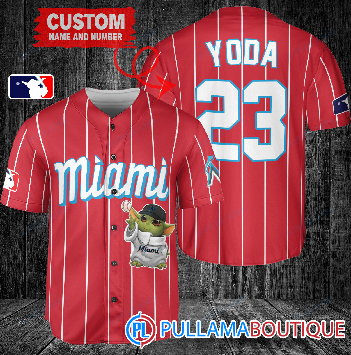 Star Wars Baby Yoda Chicago Cubs Custom Baseball Jersey Gray