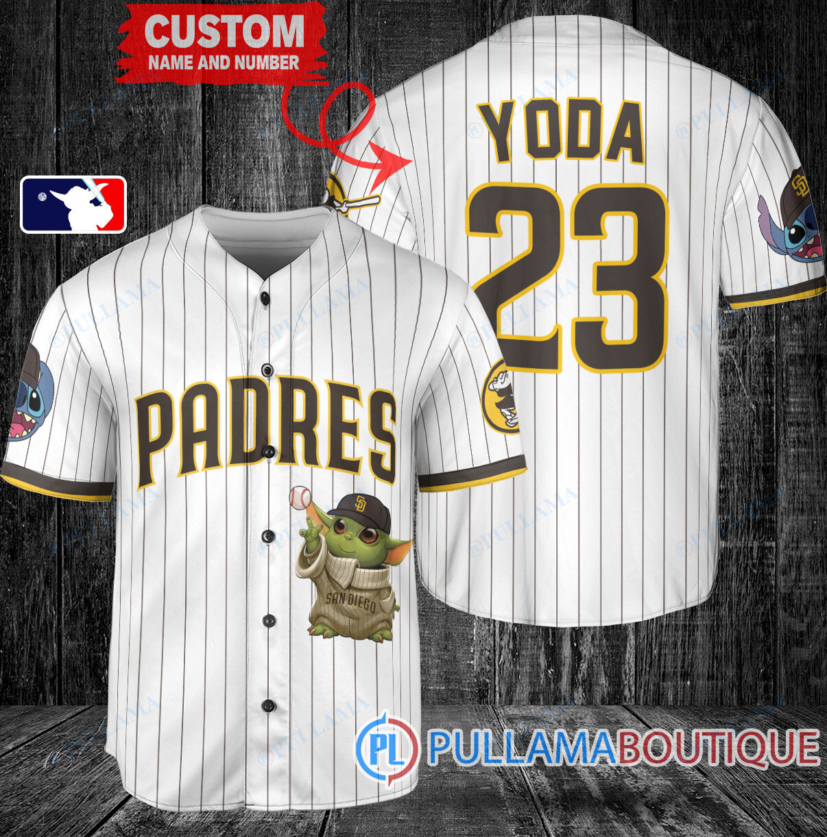 Star Wars Baby Yoda New York Yankees Custom Baseball Jersey Navy