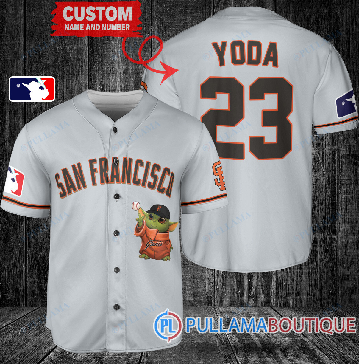 Star Wars Baby Yoda Pittsburgh Pirates Custom Baseball Jersey Gold City Connect