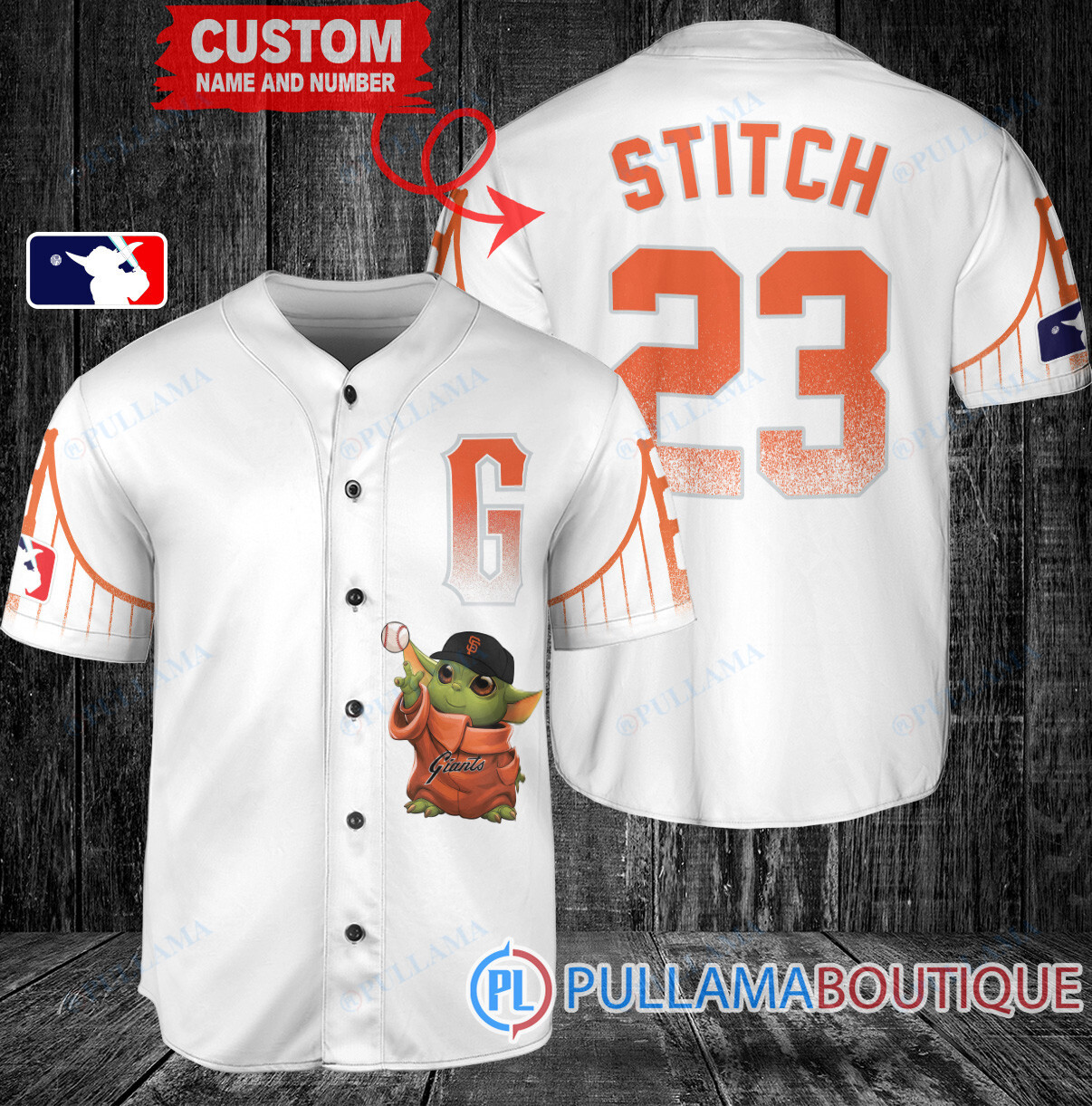 Star Wars Baby Yoda New York Mets Custom Baseball Jersey Royal