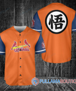 St.Louis Cardinals Dragon Ball Z Goku Baseball Jersey