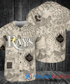 Tampa Bay Rays Harry Potter The Marauders Map Baseball Jersey