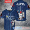 Seattle Mariners x Deadpool with Trophy Baseball Jersey White