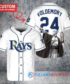 Tampa Bay Rays x Lord Voldemort Harry Potter Baseball Jersey White Replica