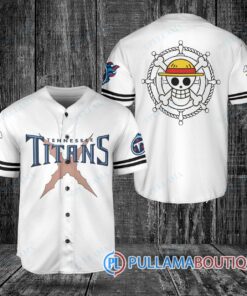 Tennessee Titans Luffy After Timeskip One Piece Straw Hats Baseball Jersey