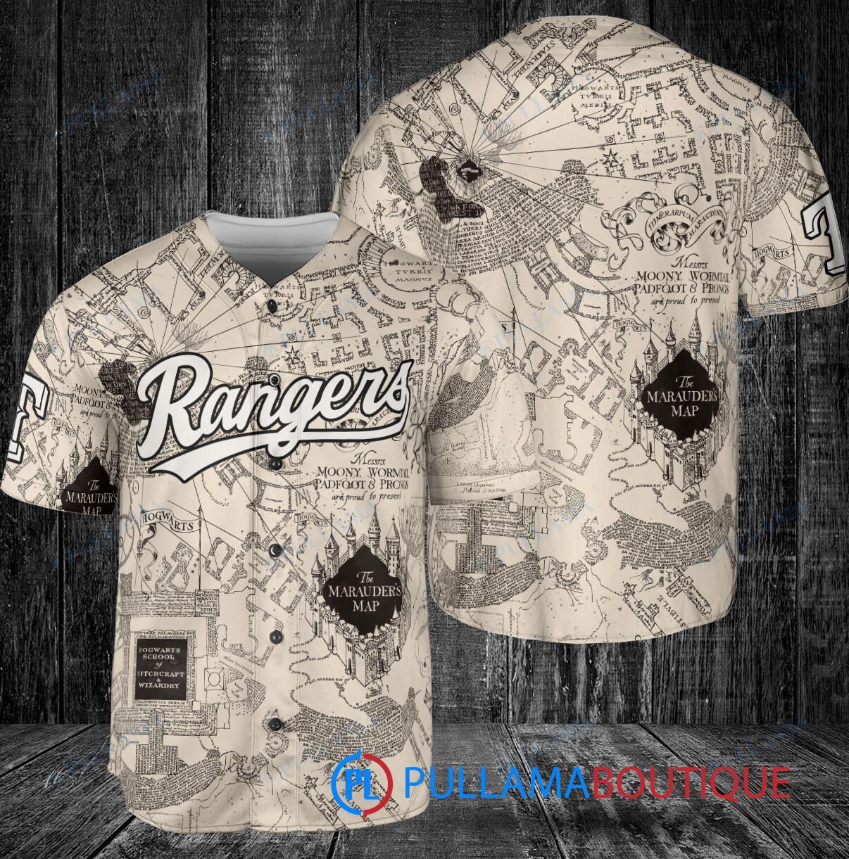 Boston Red Sox Harry Potter The Marauders Map Baseball Jersey