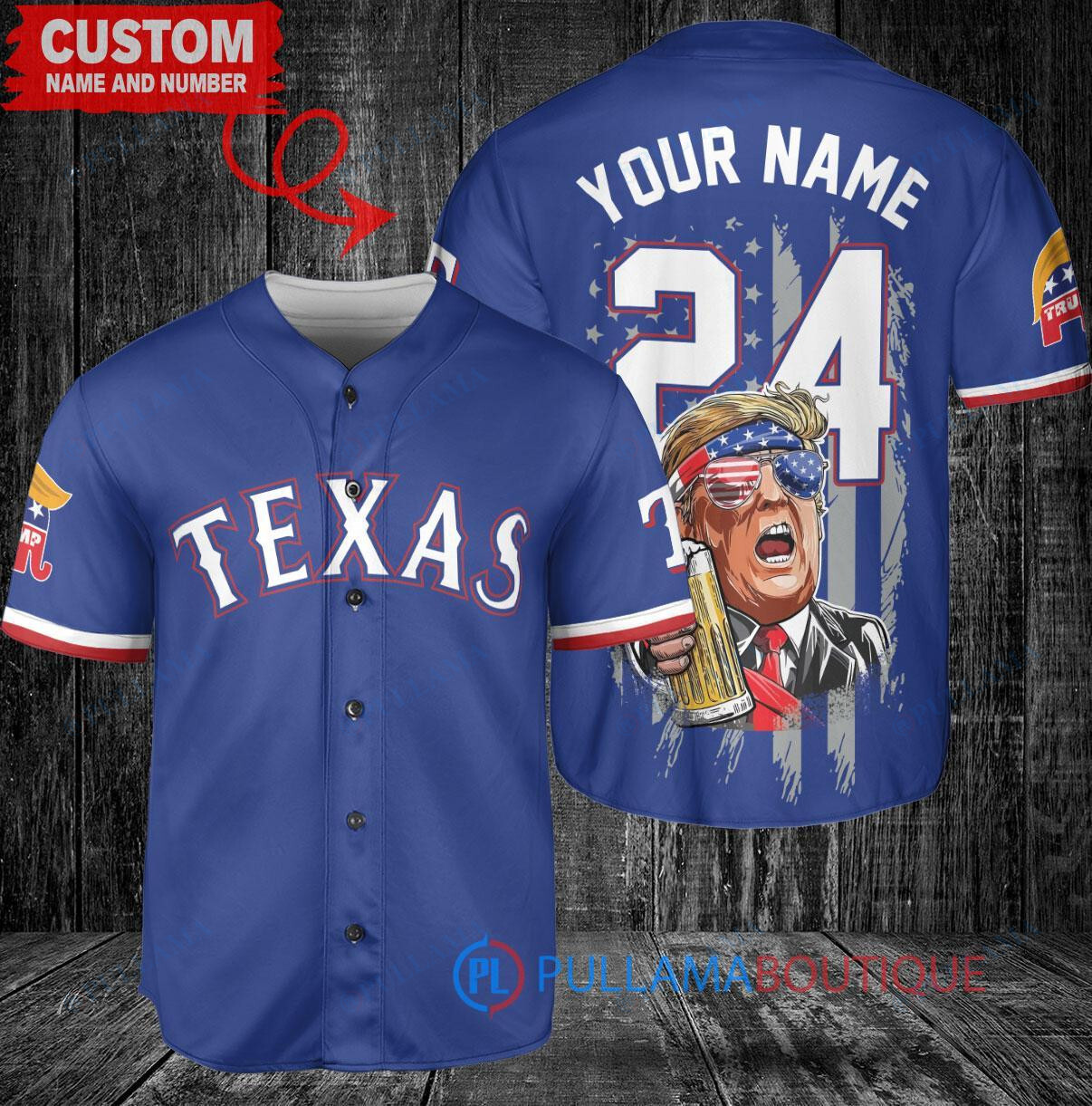 Texas Rangers x Limited Edition with World Series Trophy Custom Baseball Jersey White