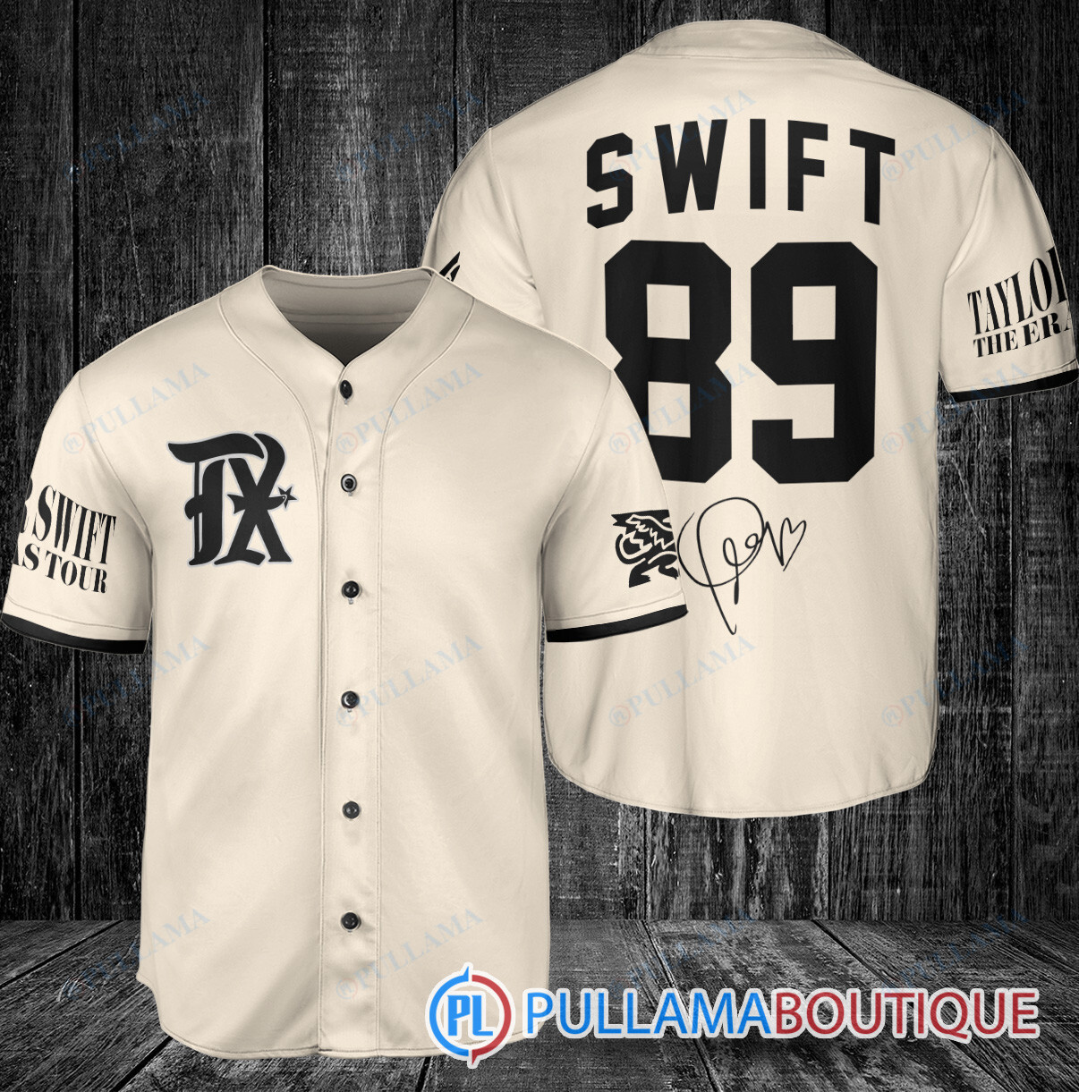 Personalized Atlanta Braves x Taylor Swift Baseball Jersey