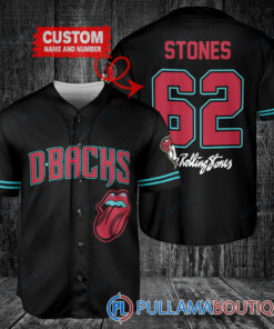 The Rolling Stones Arizona Diamondbacks Custom Baseball Jersey – Exclusive Fan Gear