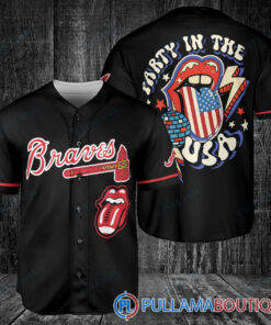 The Rolling Stones Atlanta Braves Baseball Jersey