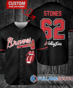 The Rolling Stones Atlanta Braves Custom Baseball Jersey – Exclusive Fan Gear