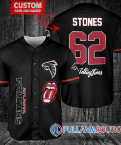 The Rolling Stones Atlanta Falcons Custom Baseball Jersey – Exclusive Fan Gear