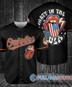 The Rolling Stones Baltimore Orioles Baseball Jersey