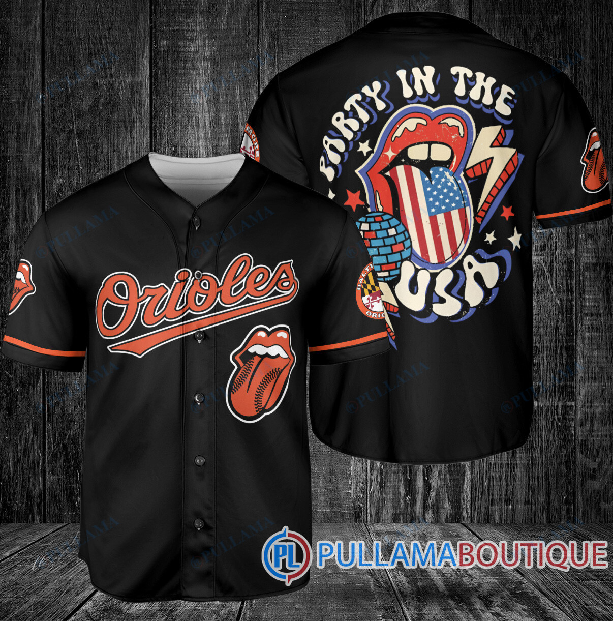 The Rolling Stones Seattle Mariners Baseball Jersey