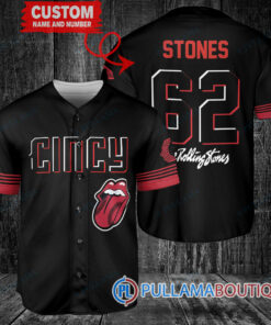 The Rolling Stones Cincinnati Reds Custom Baseball Jersey – Exclusive Fan Gear