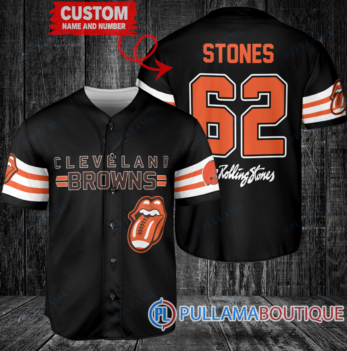 The Rolling Stones Atlanta Falcons Custom Baseball Jersey – Exclusive Fan Gear