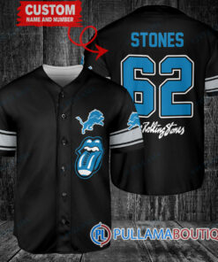 The Rolling Stones Detroit Lions Custom Baseball Jersey – Exclusive Fan Gear