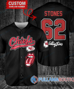 The Rolling Stones Kansas City Chiefs Custom Baseball Jersey – Exclusive Fan Gear