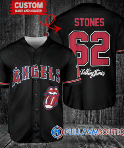 The Rolling Stones Los Angeles Angels Custom Baseball Jersey – Exclusive Fan Gear