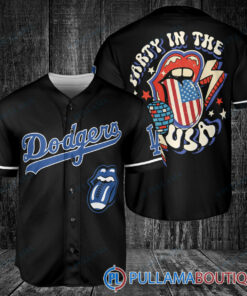 The Rolling Stones Los Angeles Dodgers Baseball Jersey