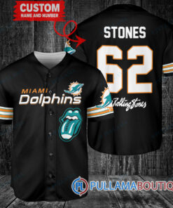 The Rolling Stones Miami Dolphins Custom Baseball Jersey – Exclusive Fan Gear