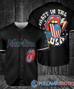 The Rolling Stones Miami Marlins Baseball Jersey