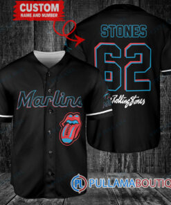 The Rolling Stones Miami Marlins Custom Baseball Jersey – Exclusive Fan Gear