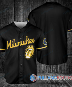 The Rolling Stones Milwaukee Brewers Baseball Jersey