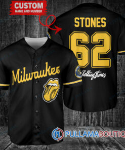 The Rolling Stones Milwaukee Brewers Custom Baseball Jersey – Exclusive Fan Gear