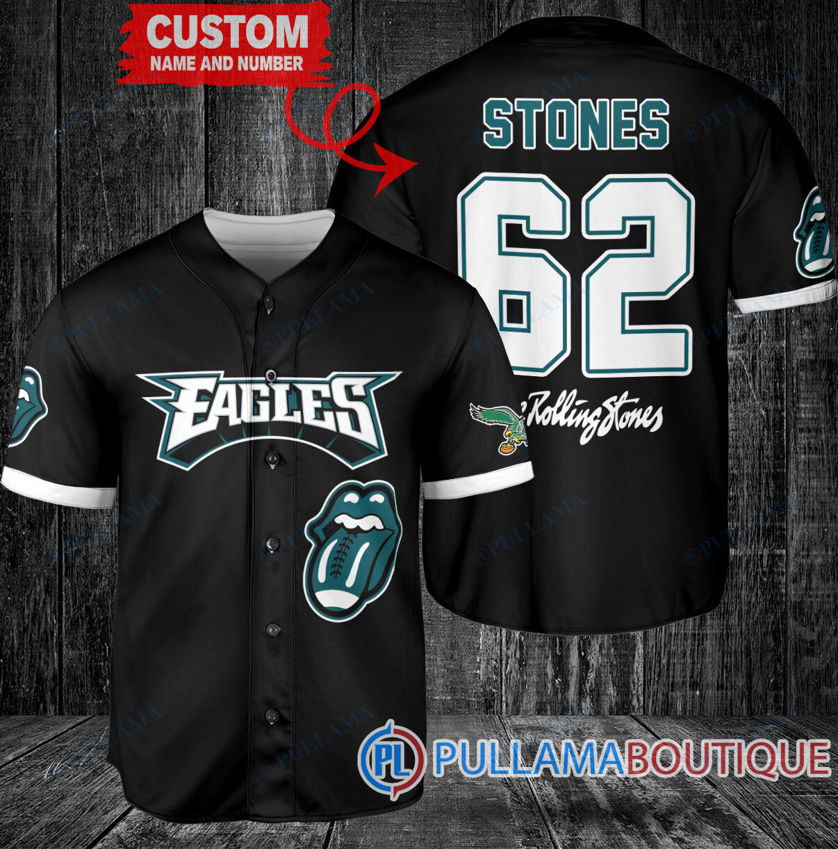 The Rolling Stones Jacksonville Jaguars Custom Baseball Jersey – Exclusive Fan Gear