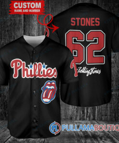 The Rolling Stones Philadelphia Phillies Custom Baseball Jersey – Exclusive Fan Gear