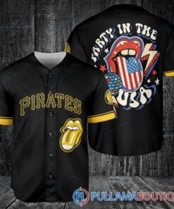 The Rolling Stones Pittsburgh Pirates Baseball Jersey