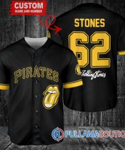 The Rolling Stones Pittsburgh Pirates Custom Baseball Jersey – Exclusive Fan Gear