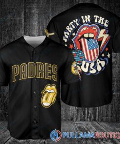 The Rolling Stones San Diego Padres Baseball Jersey