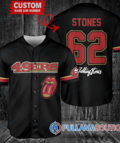 The Rolling Stones San Francisco 49ers Custom Baseball Jersey – Exclusive Fan Gear