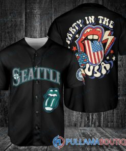 The Rolling Stones Seattle Mariners Baseball Jersey