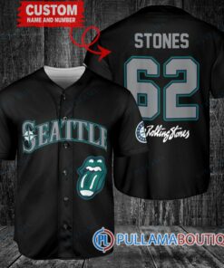 The Rolling Stones Seattle Mariners Custom Baseball Jersey – Exclusive Fan Gear