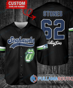 The Rolling Stones Seattle Seahawks Custom Baseball Jersey – Exclusive Fan Gear