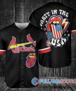 The Rolling Stones St.Louis Cardinals Baseball Jersey