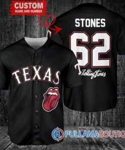 The Rolling Stones Texas Rangers Custom Baseball Jersey – Exclusive Fan Gear