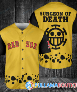 Trafalgar Law One Piece Boston Red Sox Baseball Jersey