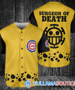 Trafalgar Law One Piece Chicago Cubs Baseball Jersey