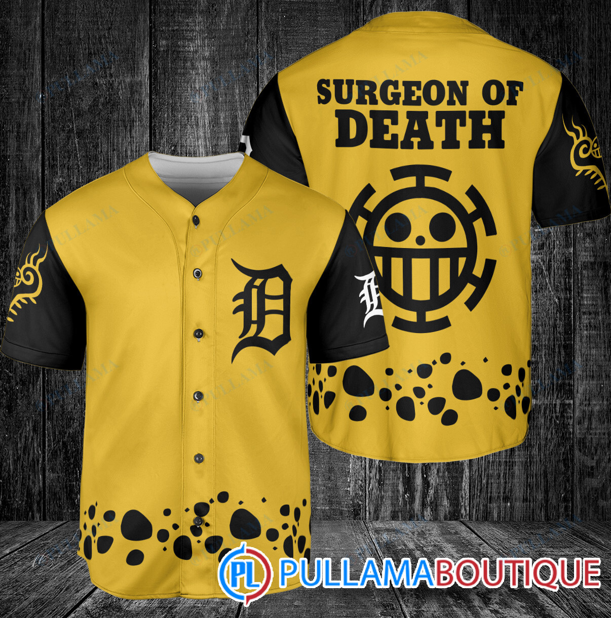 Trafalgar Law One Piece Kansas City Royals Baseball Jersey