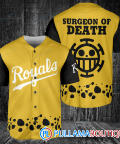 Trafalgar Law One Piece Kansas City Royals Baseball Jersey