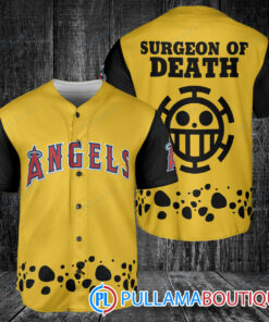 Trafalgar Law One Piece Los Angeles Angels Baseball Jersey