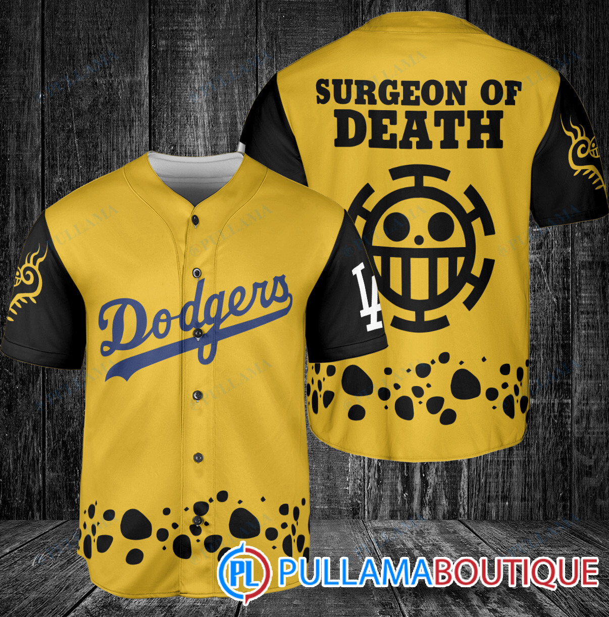 Trafalgar Law One Piece Atlanta Braves Baseball Jersey